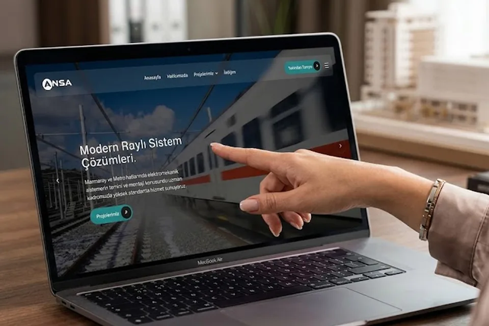 Ansa Teknoloji web tasarım projesi